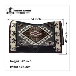 CONTOURED RANCH PAD WITH WOOLLEN FELT LINING