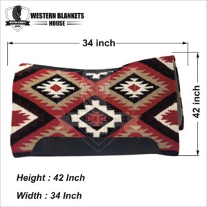 CONTOURED RANCH PAD WITH WOOLLEN FELT LINING