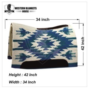 CONTOURED RANCH PAD WITH WOOLLEN FELT LINING