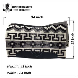 CONTOURED RANCH PAD WITH WOOLLEN FELT LINING
