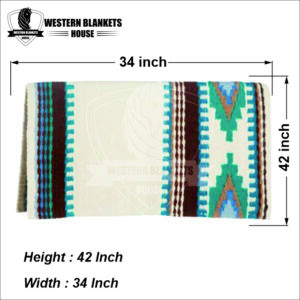 INDIAN WOOL RANCH BLANKETS NORMAL WEAVING