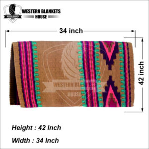 INDIAN WOOL RANCH BLANKETS NORMAL WEAVING