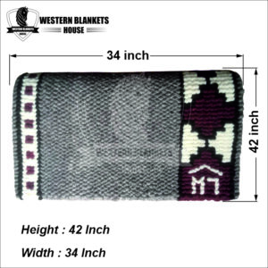 INDIAN WOOL RANCH BLANKETS NORMAL WEAVING