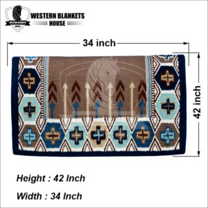 INDIAN WOOL RANCH BLANKETS NORMAL WEAVING